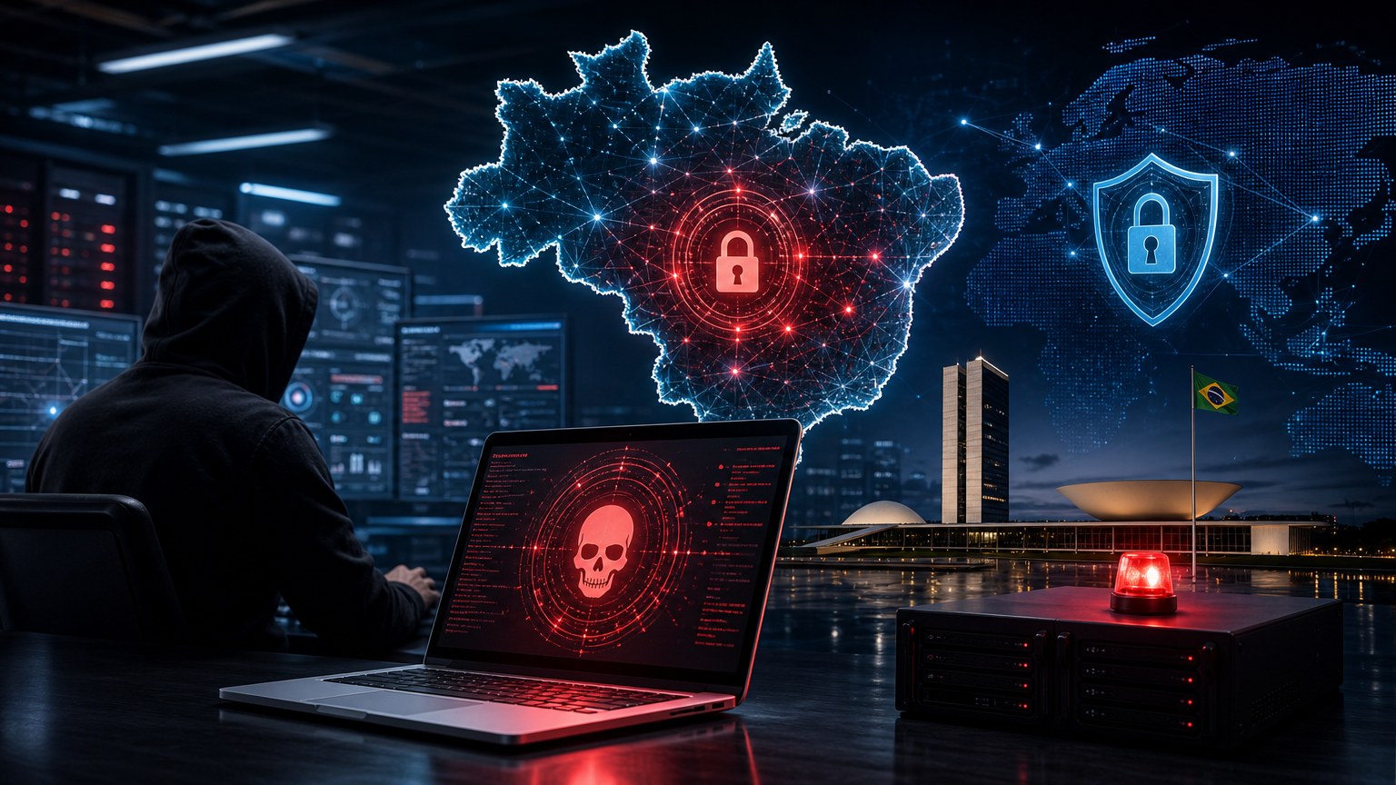 Ataques hackers no Brasil chegam a 4.118 por semana