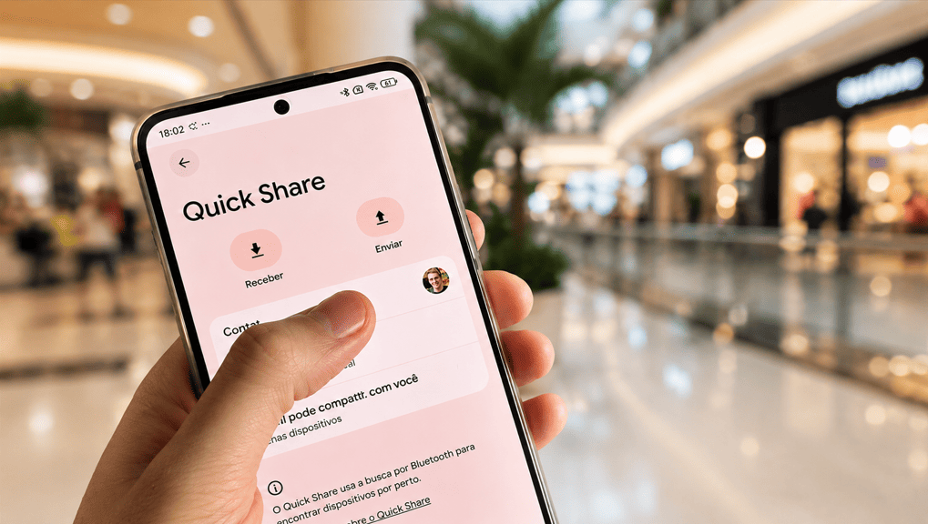 Google traz integração do Android com AirDrop para mais dispositivos e aplicativos