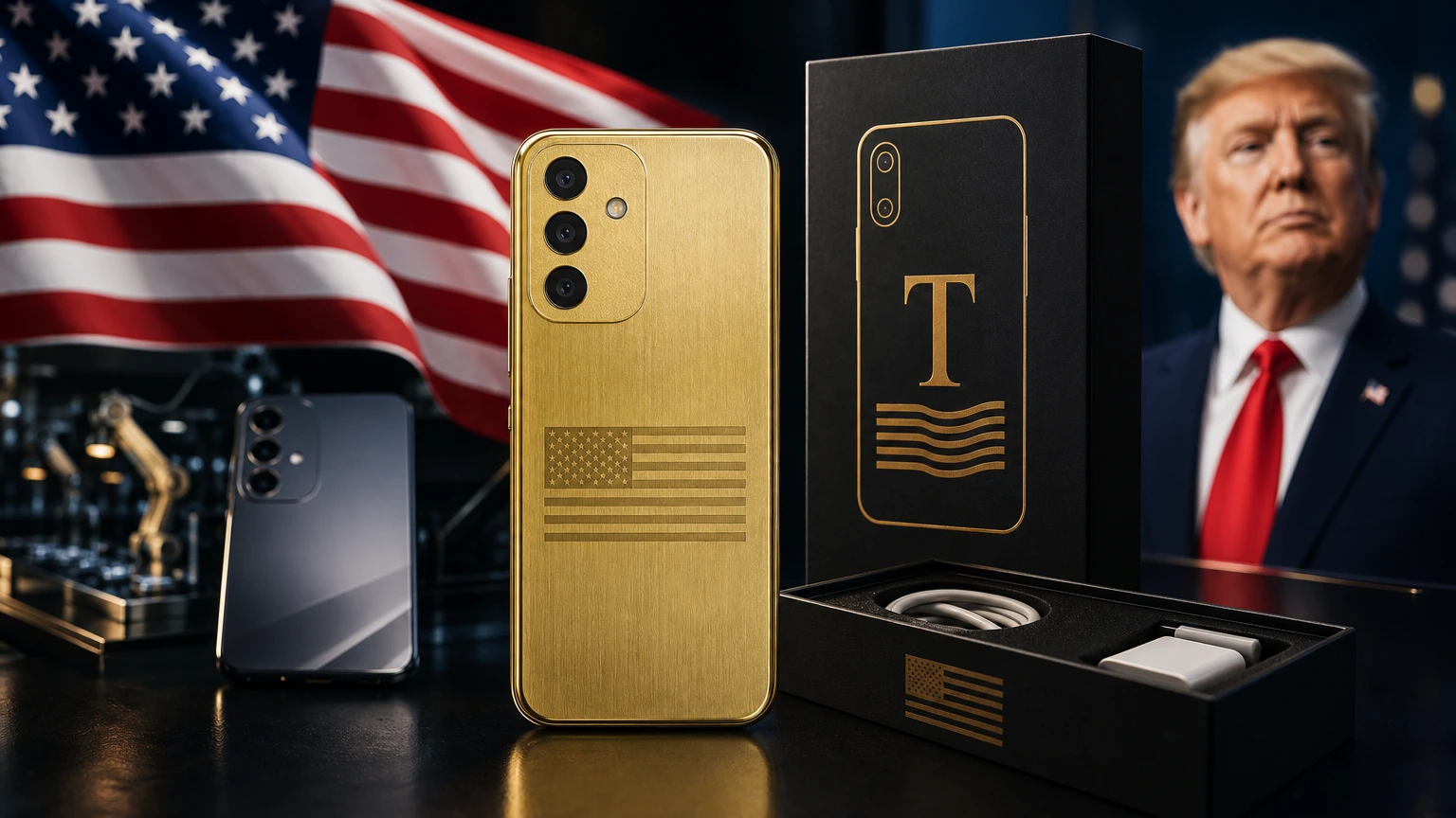 Trump Phone atrasa e chega com detalhes curiosos