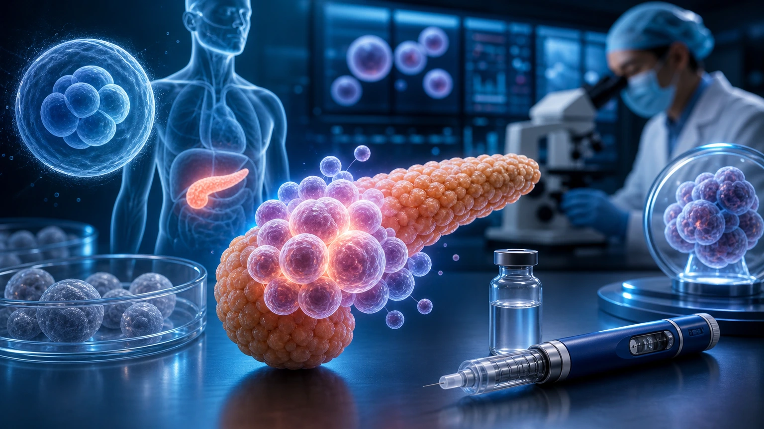 Células-tronco restauram insulina em pacientes com diabetes tipo 1