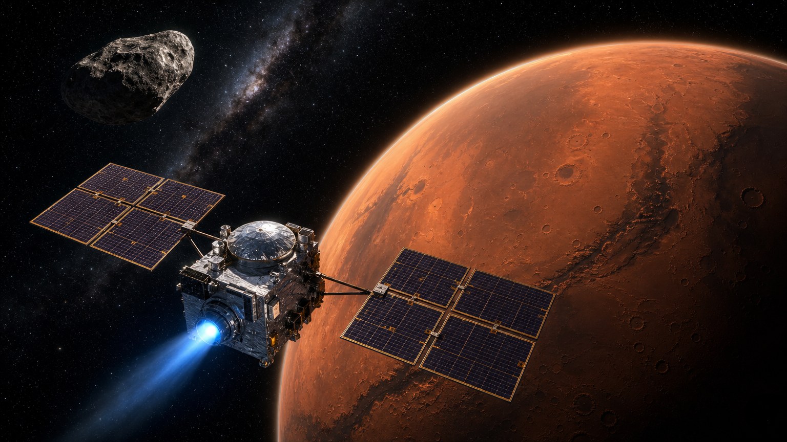 Sonda Psyche da Nasa passa por Marte rumo ao asteroide avaliado em US$ 10 quintilhões