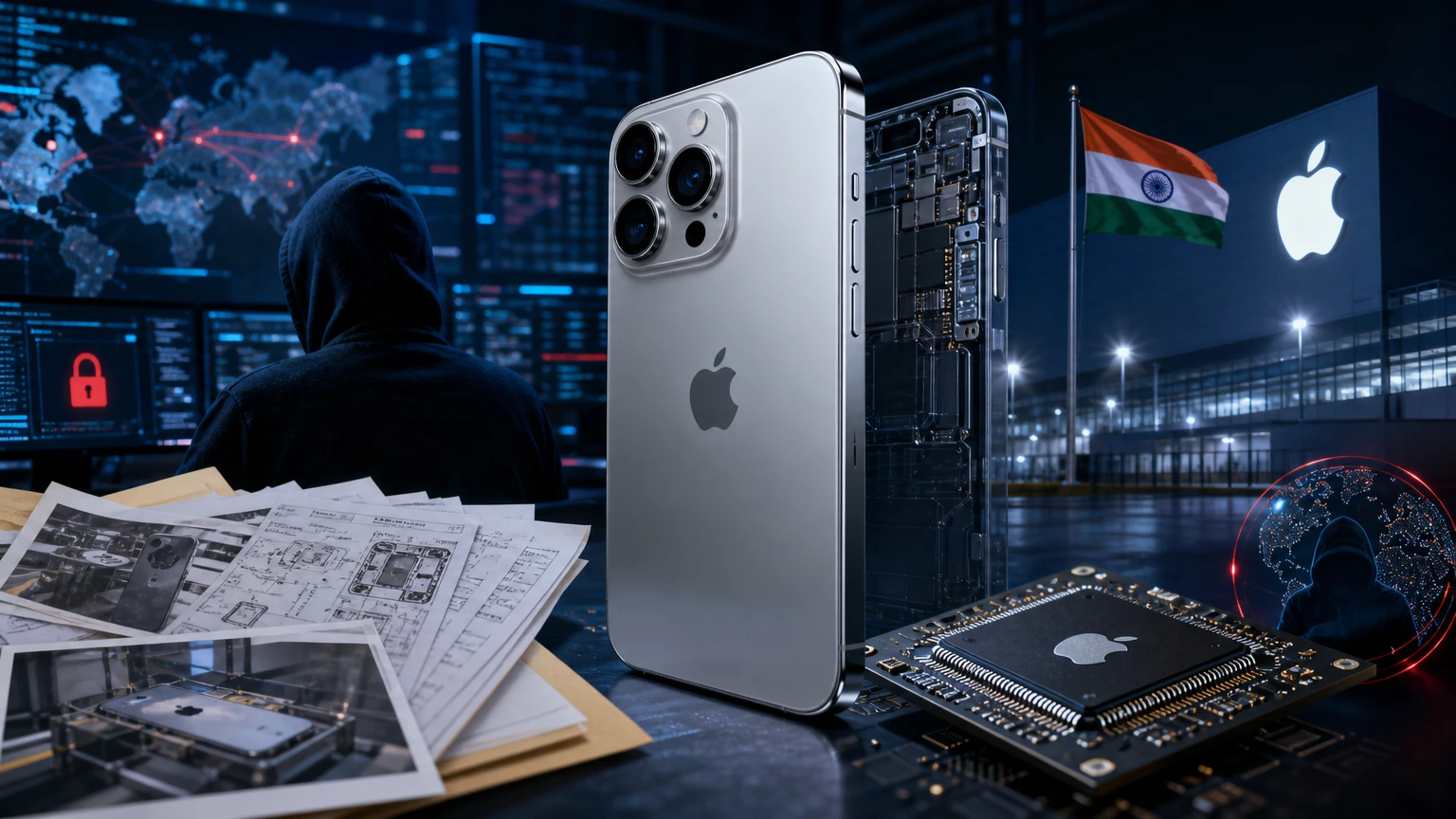 Vazamento no iPhone 18 Pro expõe segredos da Apple após ataque hacker