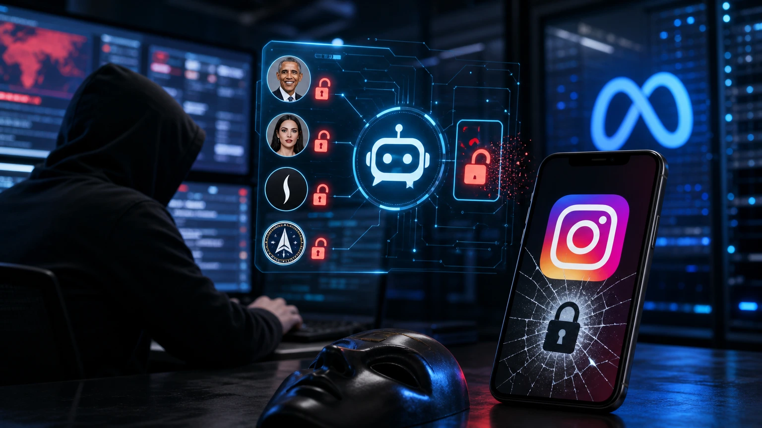 Falha no chatbot do Instagram expõe contas de famosos